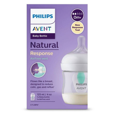 Philips Avent Natural Responsive Bottle With Air Free Vent 125 ml