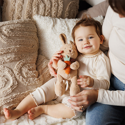 Babyono Rabbit Karo Musical Pull Toy