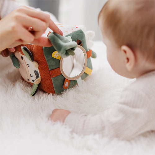 Babyono Cow Bingo Sensory Cube