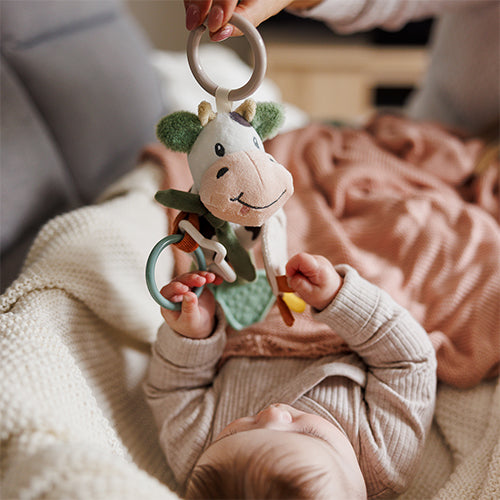 Babyono Cow Bingo Sensory Hanging Toy