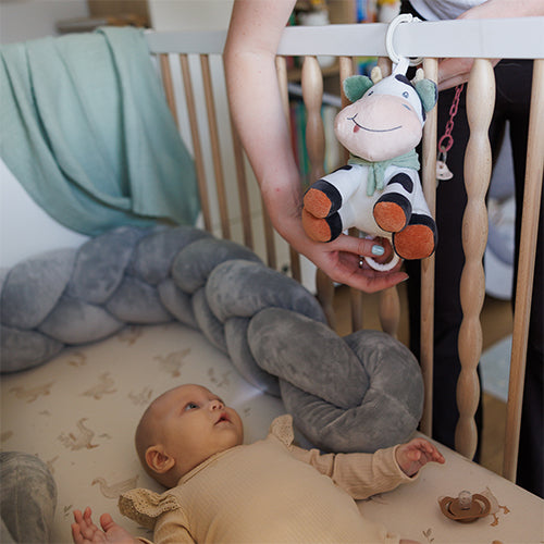 Babyono Cow Bingo  Musical Pull Toy