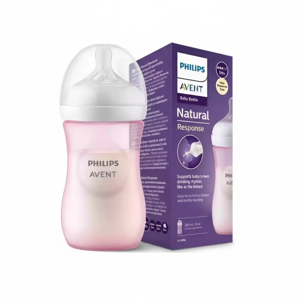 Philips Avent Natural Responsive Bottle 260 ml - Pink