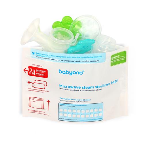 Babyono Microwave Sterilisation Bags 5 pcs