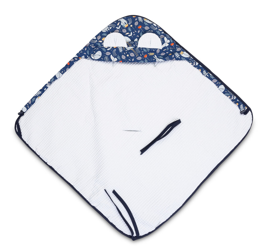 Sensillo Car Seat Swaddle - Navy Forest
