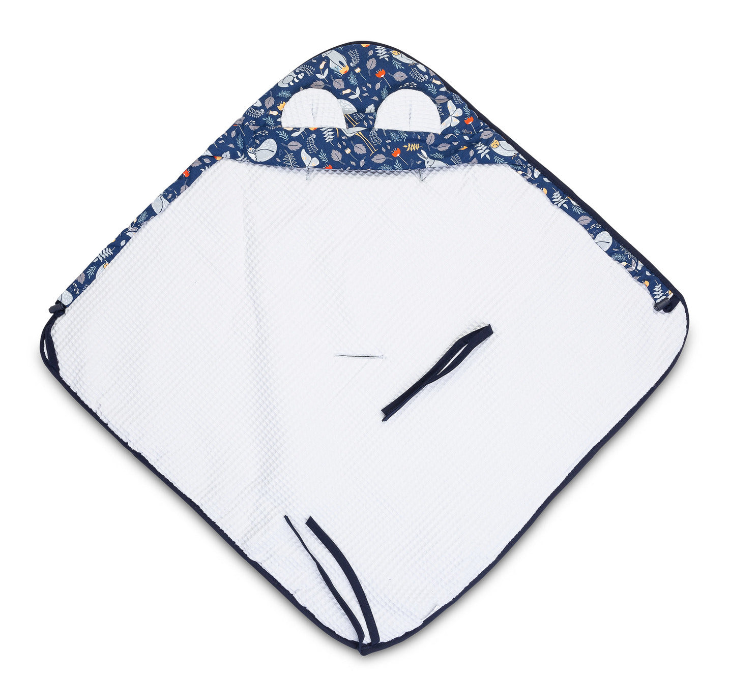 Sensillo Car Seat Swaddle - Navy Forest