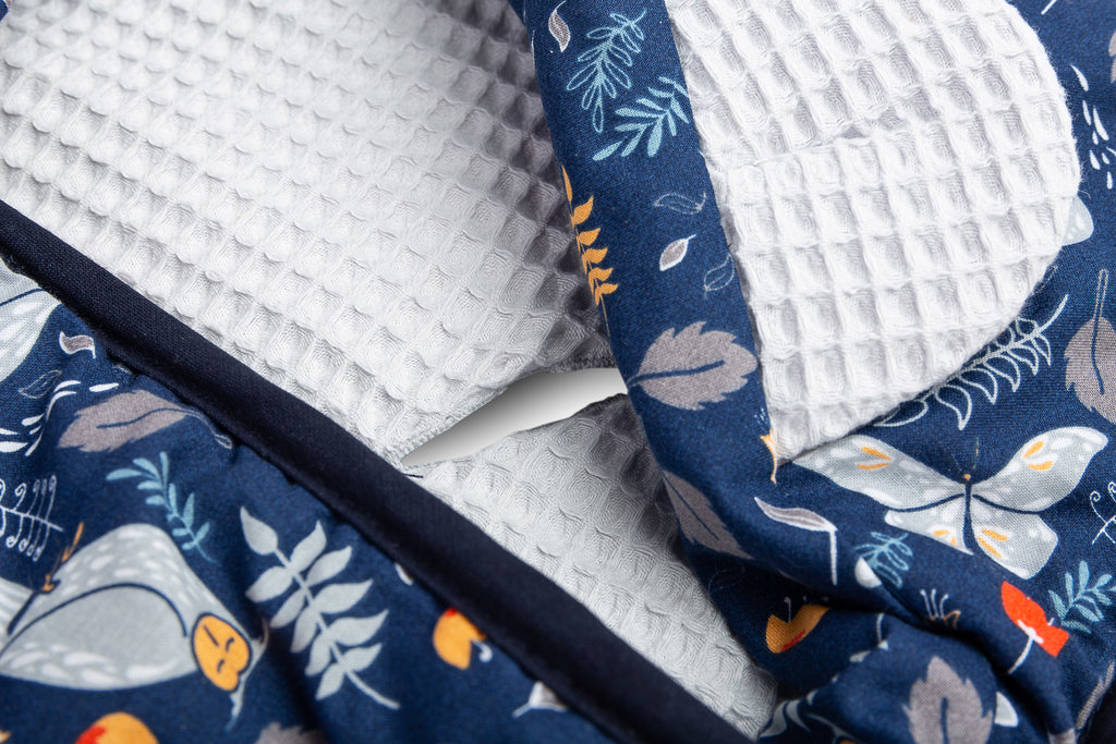 Sensillo Car Seat Swaddle - Navy Forest