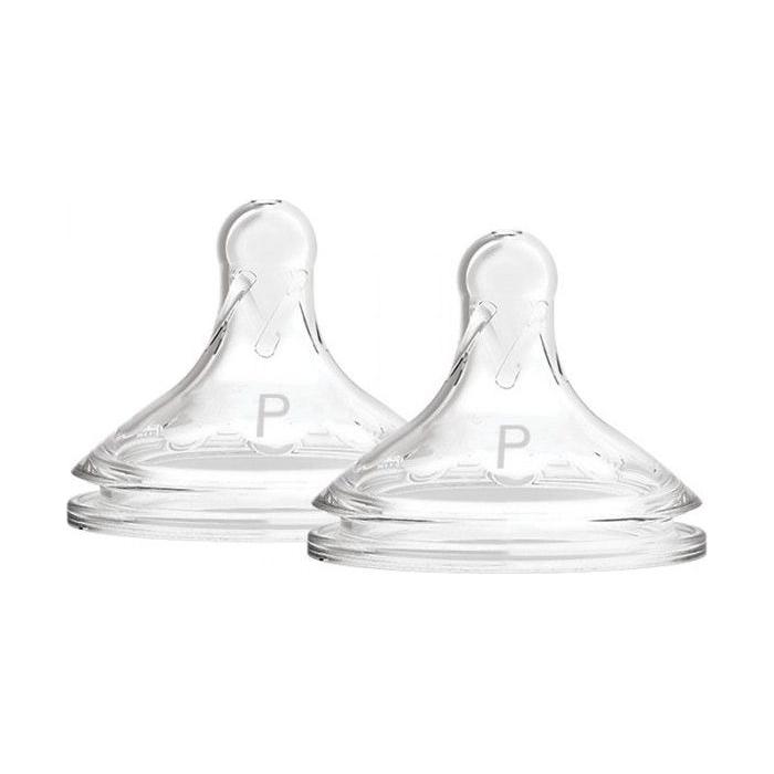 Dr. Brown’s Wide-Neck Preemie Natural Flow Silicone Bottle Teats 0M+ – 2 Pack (BPA-Free) - Baby Essentials