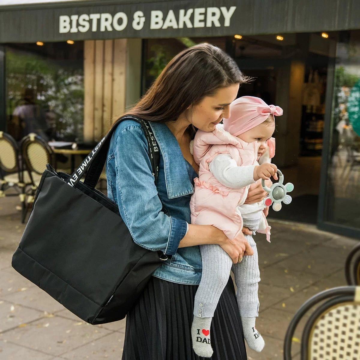 Babyono BEST TIME EVER Changing Bag - Black