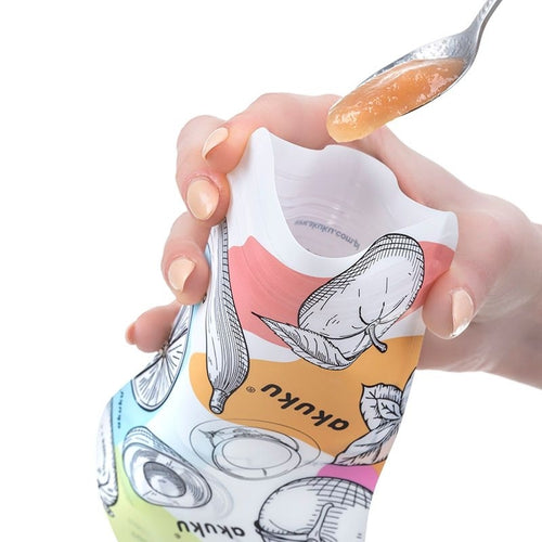 Akuku Reusable Food Pouches 150 ml 5 pcs
