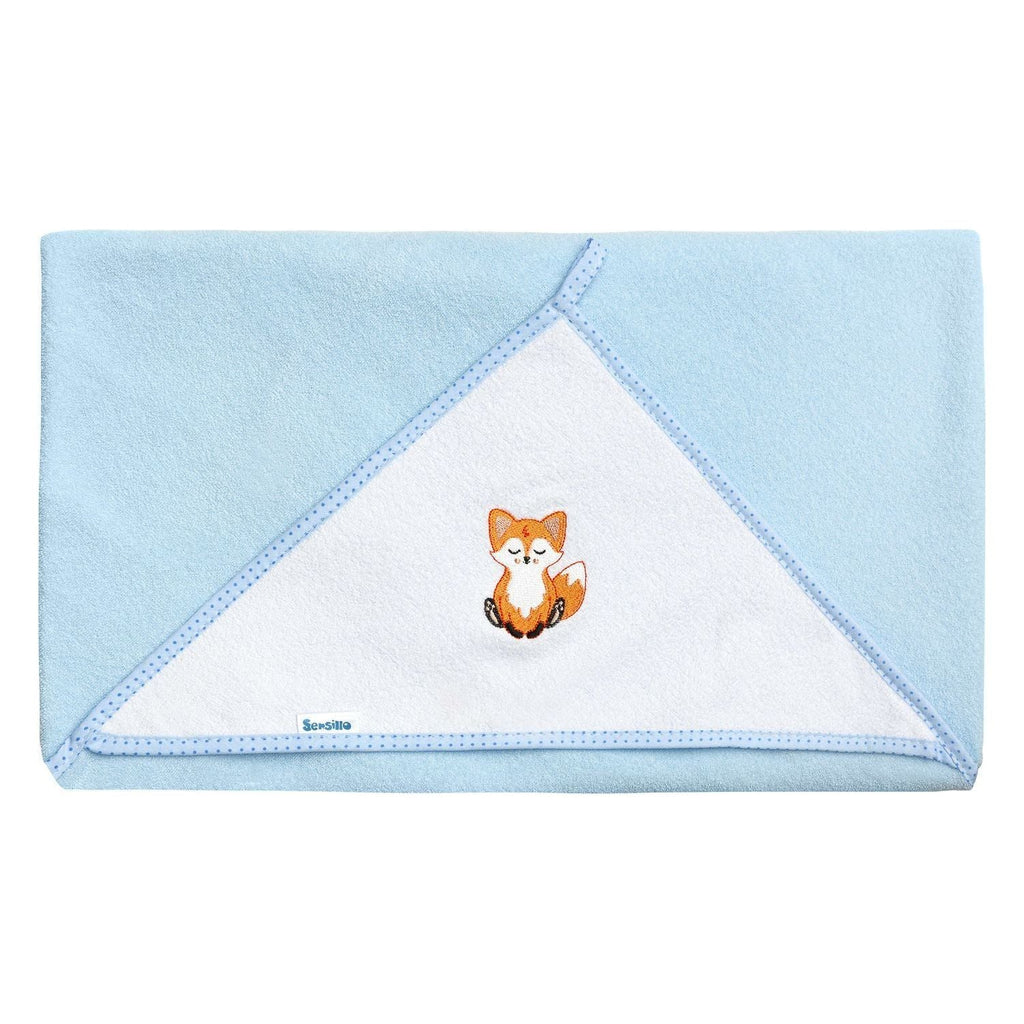 Sensillo 100% Cotton Hooded Bath Towel 100x100 - Fox