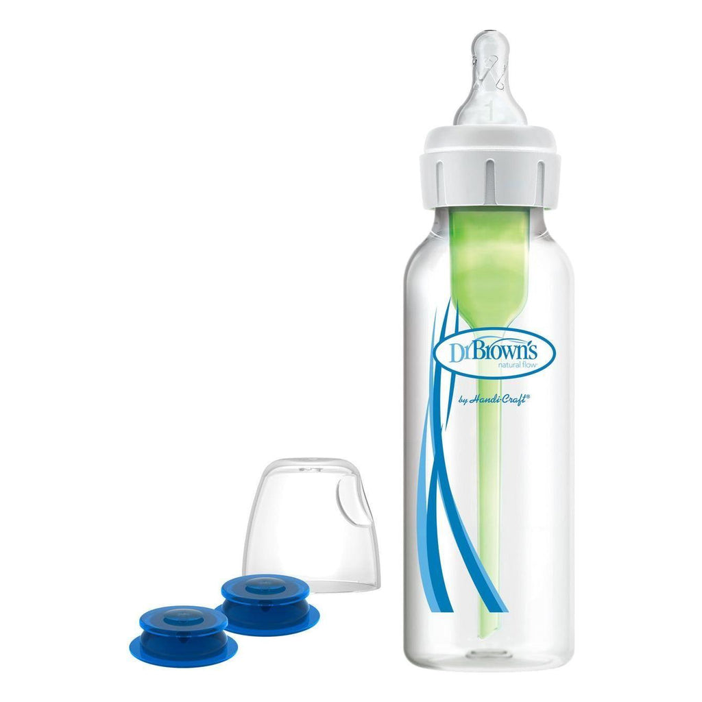 Dr. Brown’s Medical Specialty Feeding Narrow-Neck Bottle 250 ml – Infant-Paced Feeding System - Baby Essentials