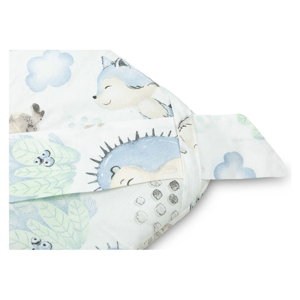 Sensillo Newborn Swaddle Wrap - Blue Animals