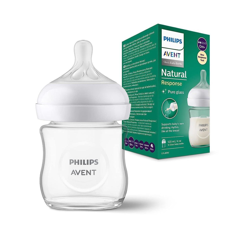 Philips Avent Natural Responsive Glass Bottle 125 ml 0m+
