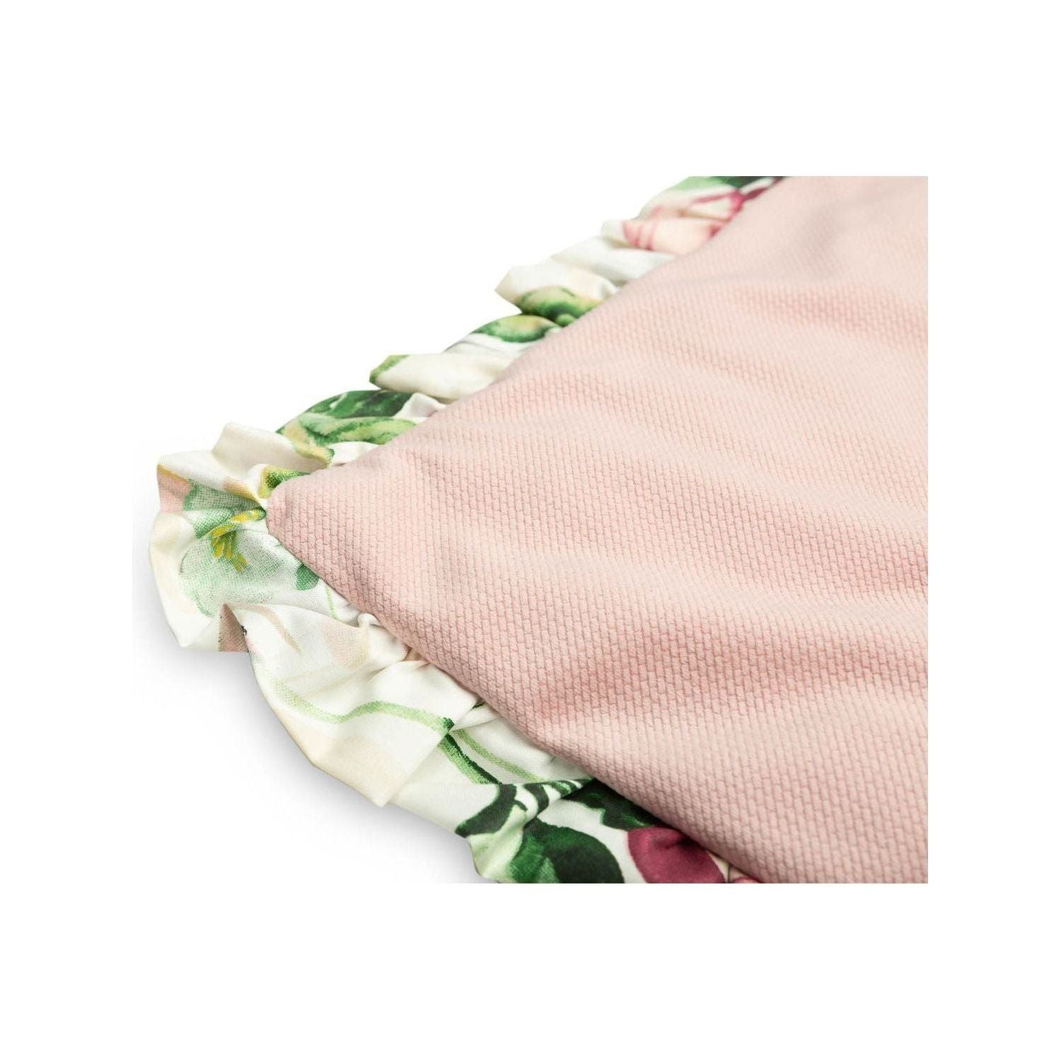 Sensillo Velvet Pram Duvet & Pillow Set - Magnolia - Baby Essentials