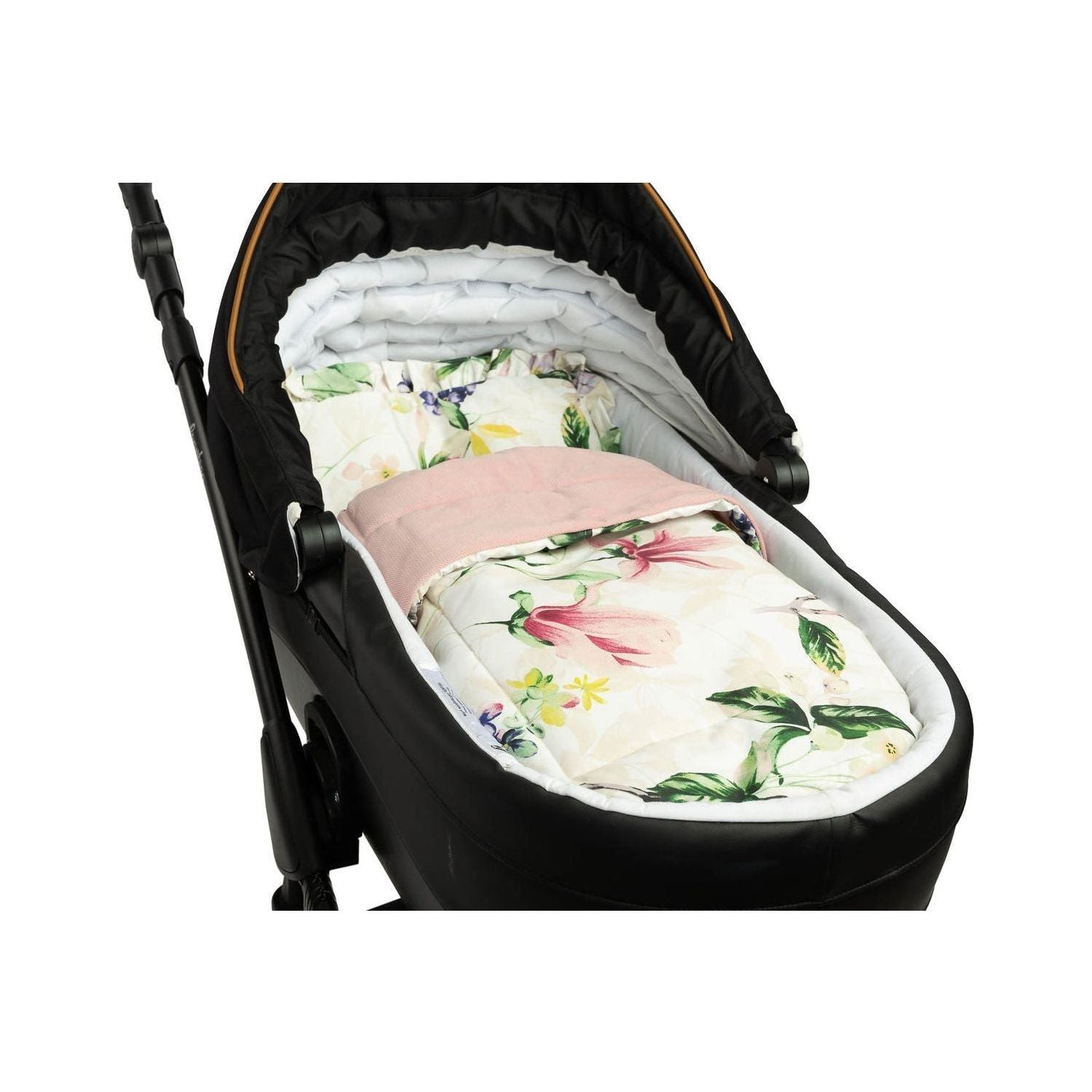 Sensillo Velvet Pram Duvet & Pillow Set - Magnolia - Baby Essentials