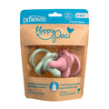 Dr. Brown's HappyPaci Silicone Soother 0-6m 2 pack - Mint & Pink