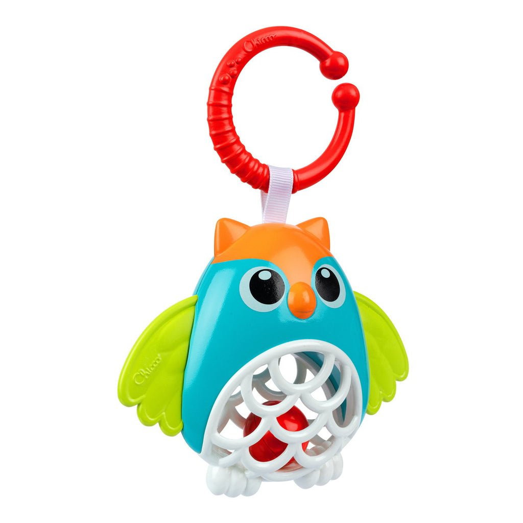 Chicco Owl Rattle Toy With Teething Wings 3m+