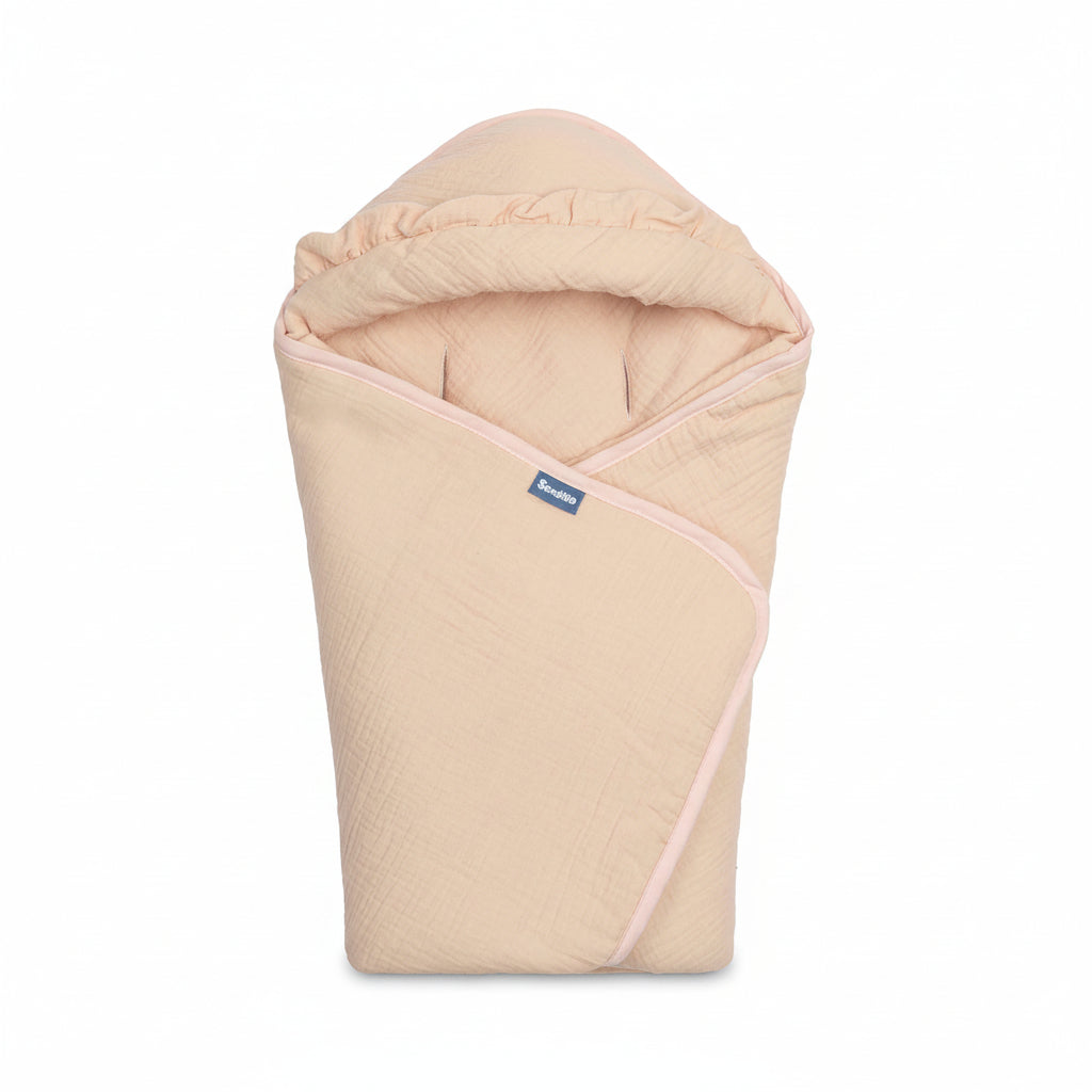 Sensillo Muslin Car Seat Swaddle - Peach