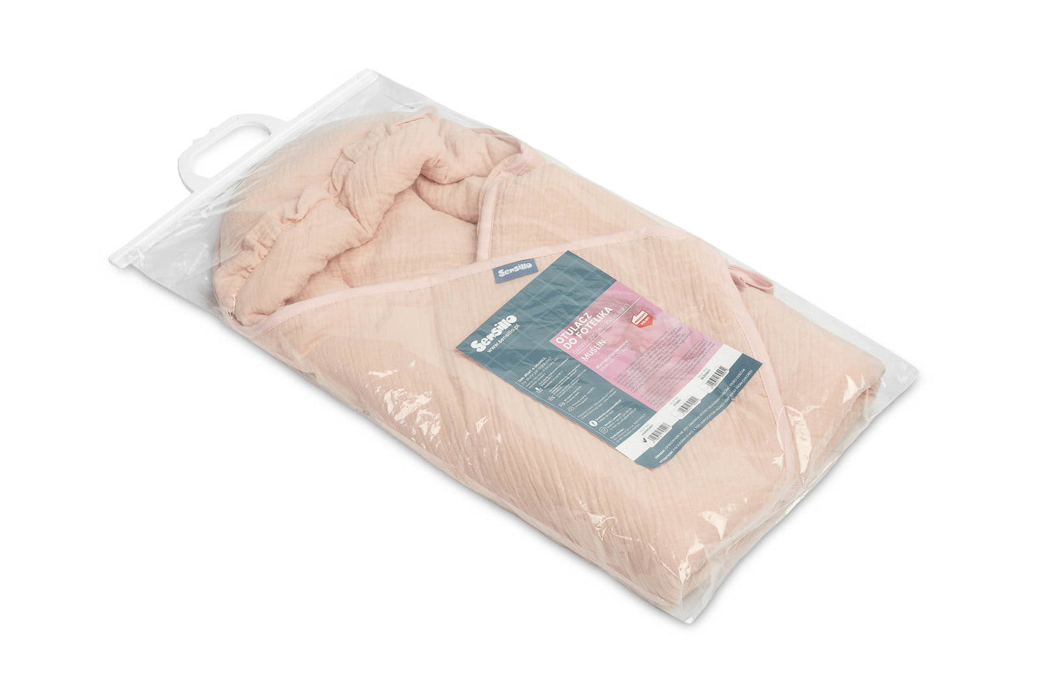 Sensillo Muslin Car Seat Swaddle - Peach