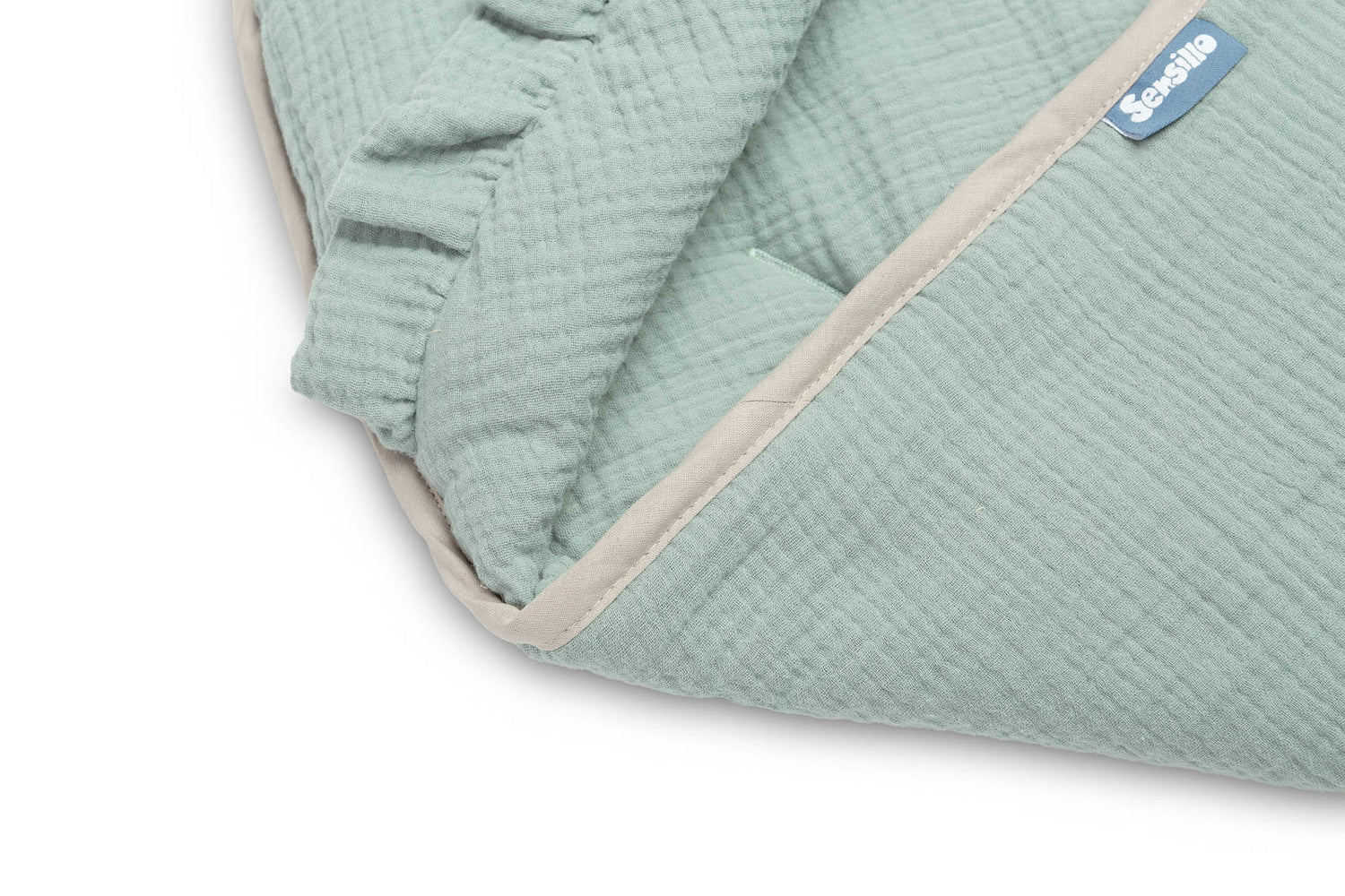 Sensillo Muslin Car Seat Swaddle - Mint
