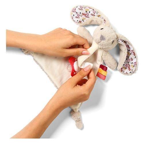 Babyono First Blanket Soother Holder Bunny Milly 0m+