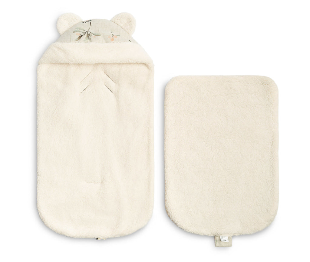 Sensillo Travel Footmuff For Car Seats & Prams  - Olive Branch