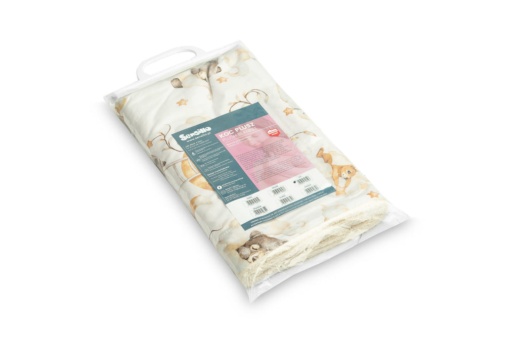 Sensillo Baby Teddy Borg Fleece Blanket -  Dream