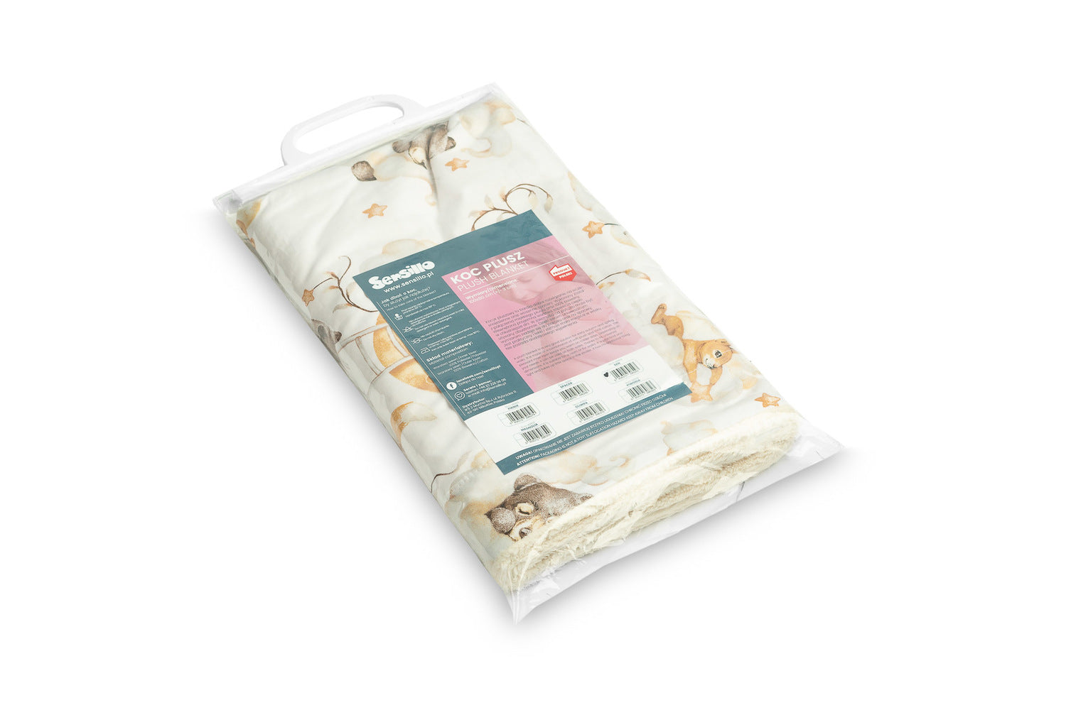 Sensillo Baby Teddy Borg Fleece Blanket -  Dream