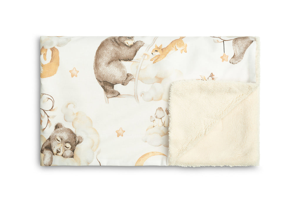 Sensillo Baby Teddy Borg Fleece Blanket -  Dream