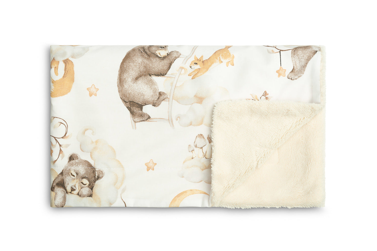 Sensillo Baby Teddy Borg Fleece Blanket -  Dream