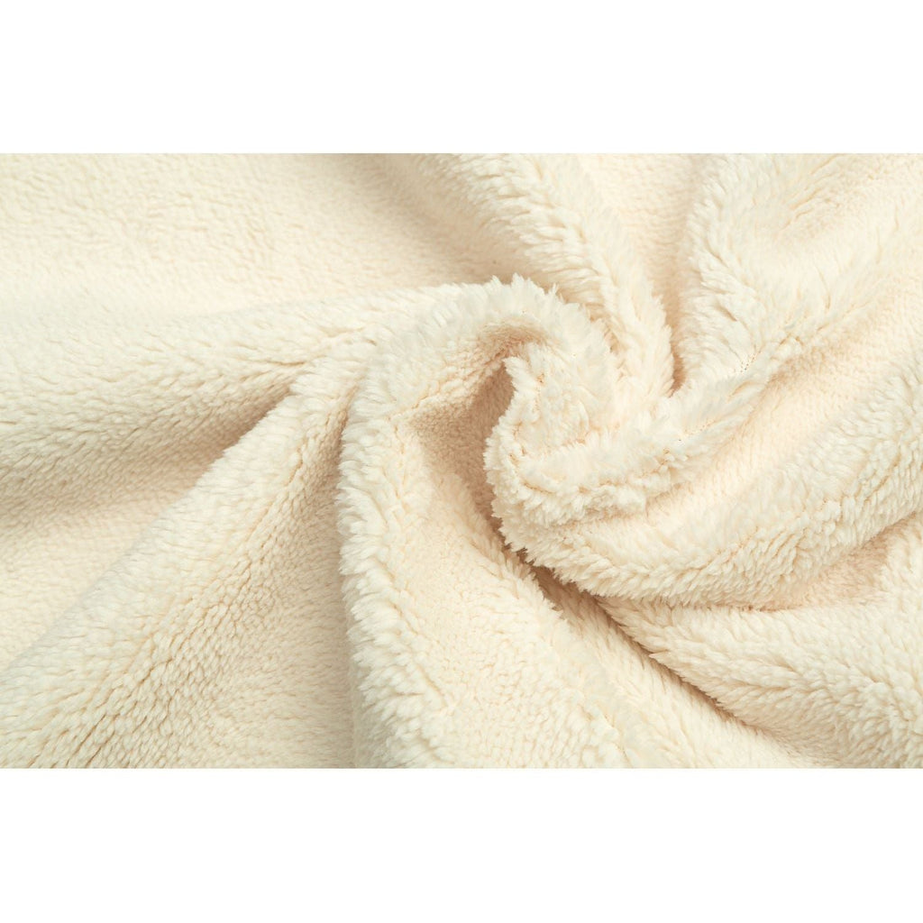 Sensillo Baby Teddy Borg Fleece Blanket -  Magnolia - Baby Essentials