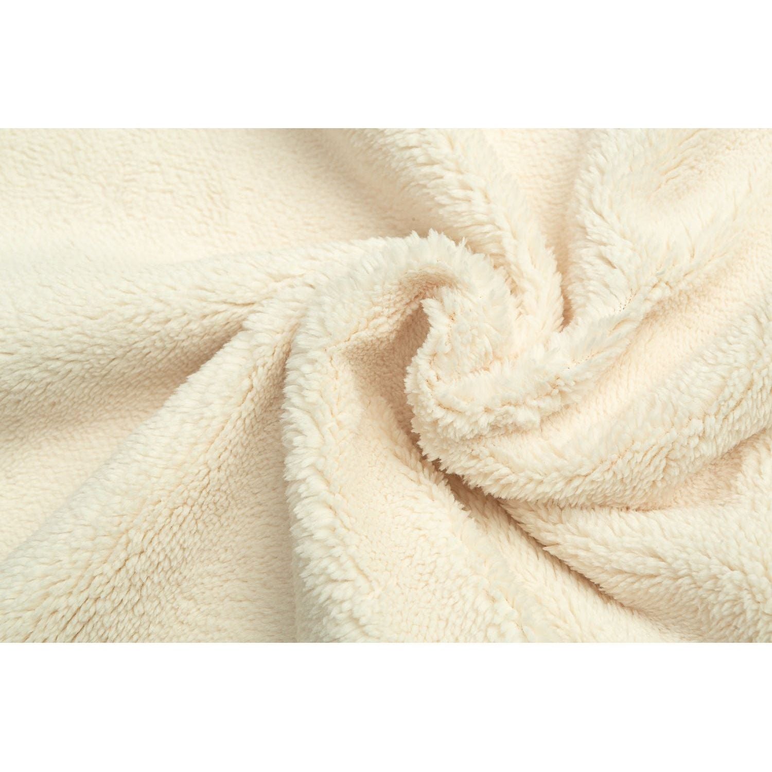 Sensillo Baby Teddy Borg Fleece Blanket -  Magnolia - Baby Essentials