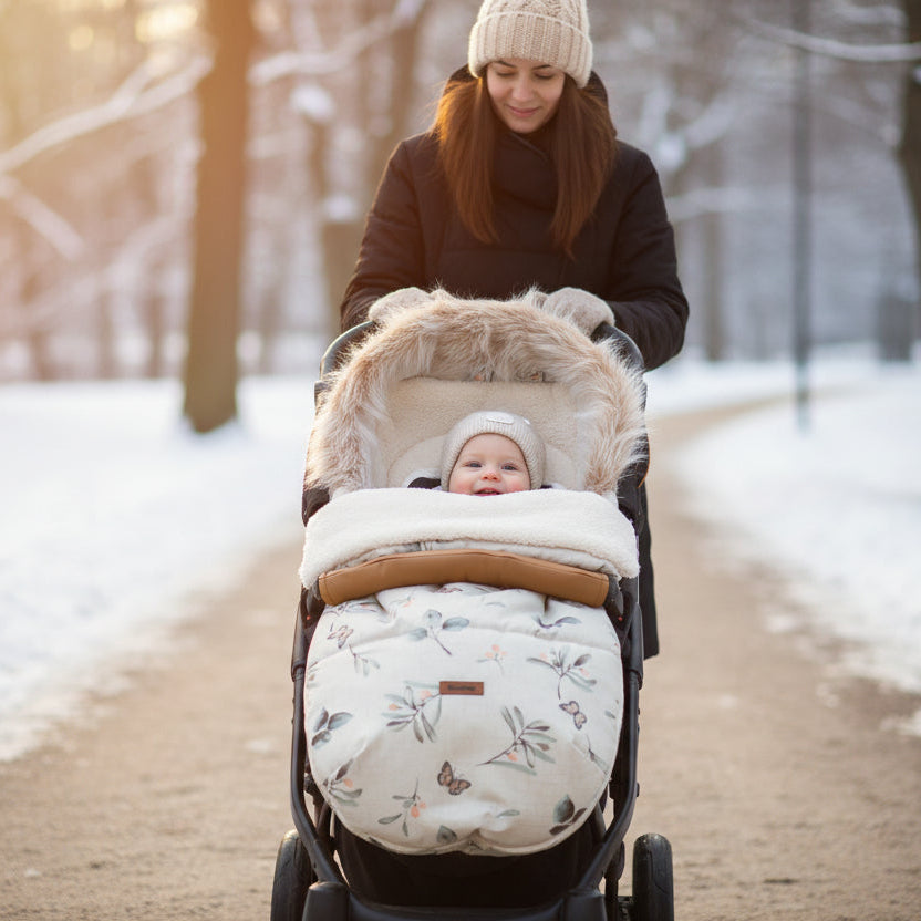 Sensillo Cortina Winter Footmuff - Olive Tree
