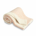 Sensillo Baby Embroidered Blanket -  Peach