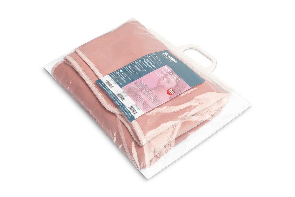 Sensillo Baby Plush Fleece Blanket 100x80 cm -  Pink