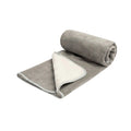 Sensillo Baby Plush Fleece Blanket 100x80 cm -  Grey