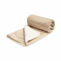 Sensillo Baby Plush Fleece Blanket 100x80 cm -  Dark Beige