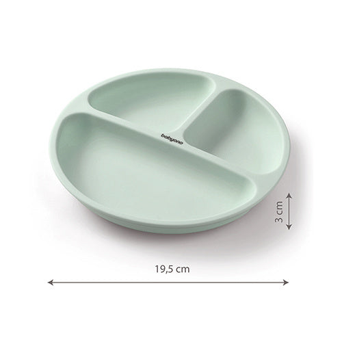 Babyono Silicone Suction Plate - Mint 6m+