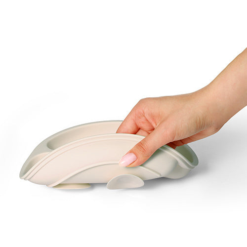 Babyono Silicone Suction Plate - Beige 6m+