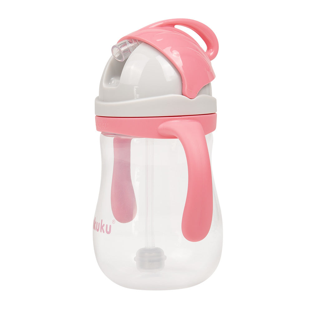 Akuku Straw Cup with Weighted Straw – Pink
