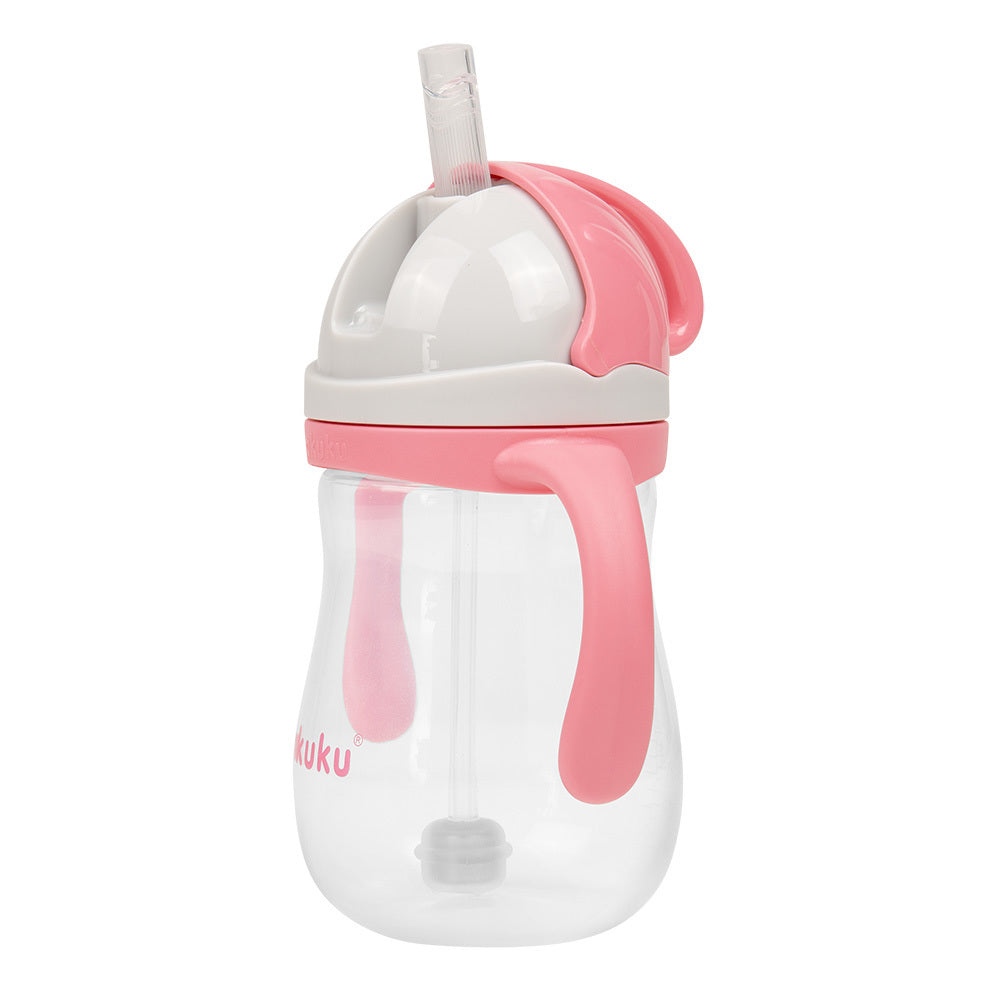 Akuku Straw Cup with Weighted Straw – Pink