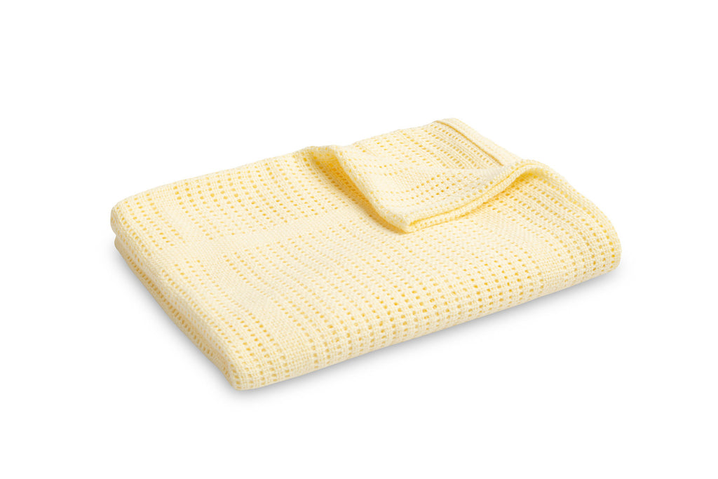 Sensillo Baby Openwork Cellular Blanket 110x70 cm - Cream