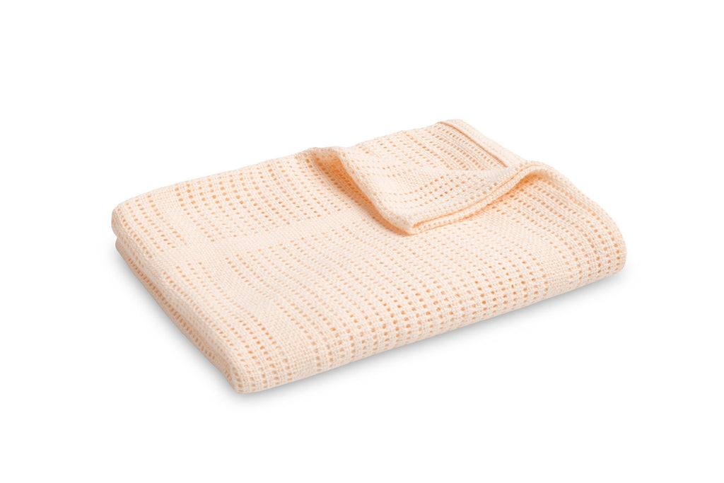Sensillo Baby Openwork Cellular Blanket 110x70 cm -  Pink