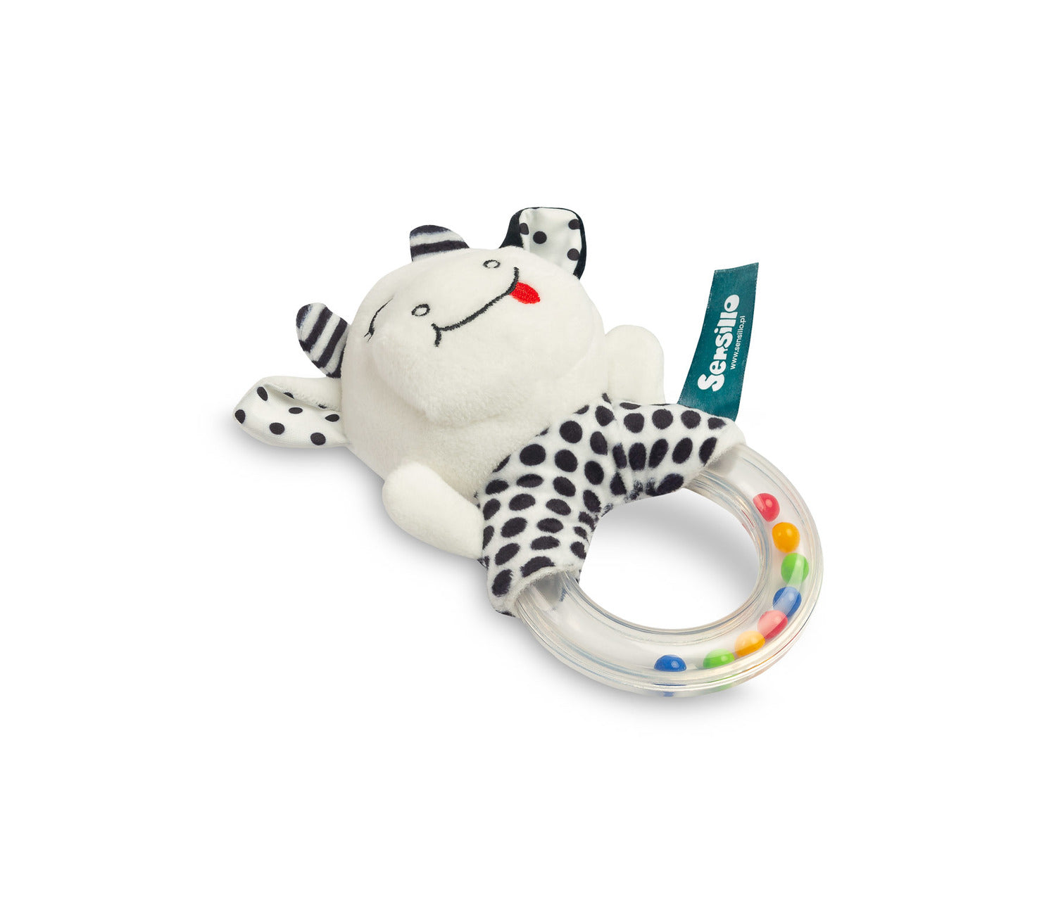 Sensillo Black&White Rattle - Cow