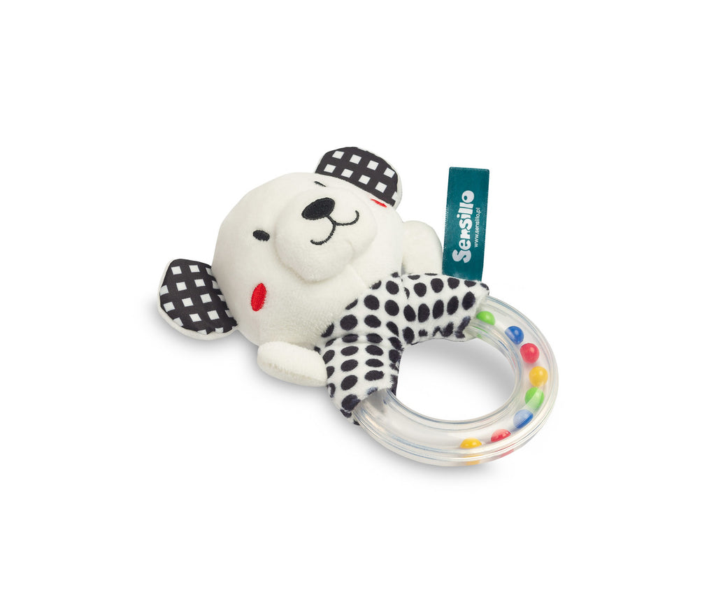 Sensillo Black&White Rattle - Teddy