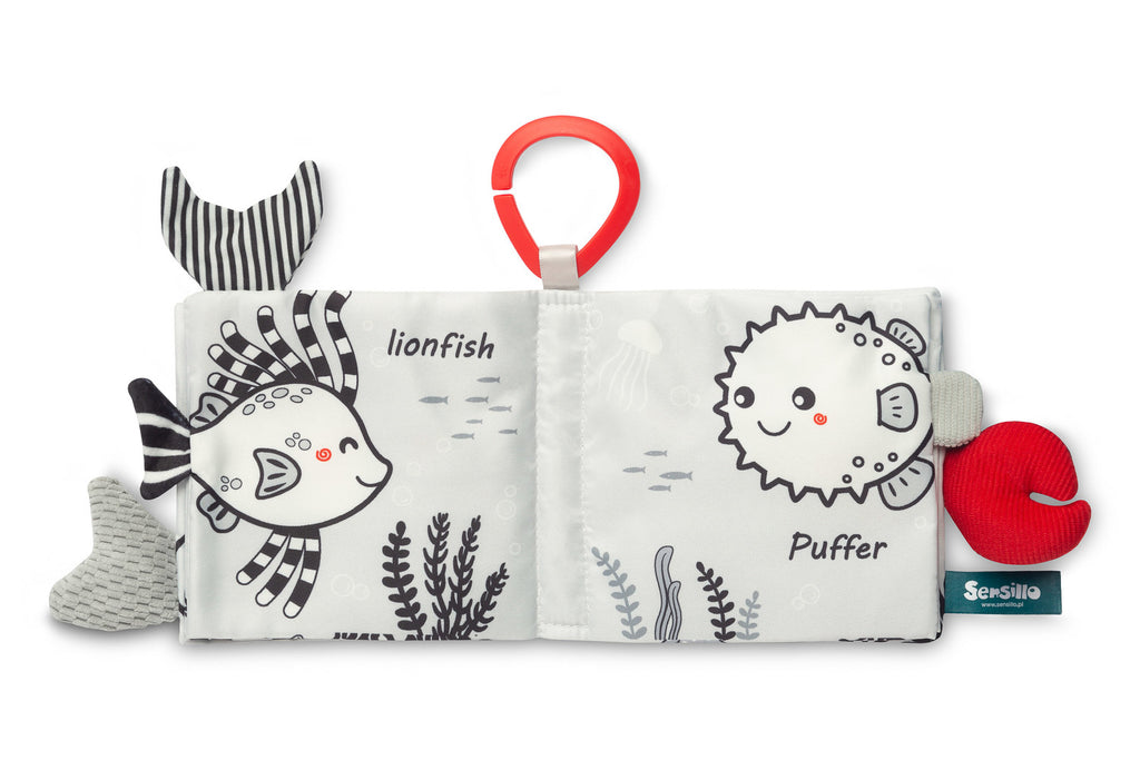 Sensillo Black&White Sensory Book - Marine Animals