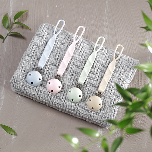 Babyono Silicone Soother Clip Ribbon - Mint