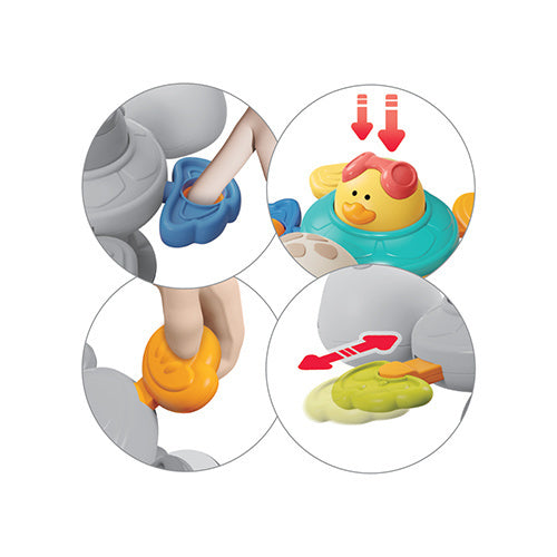 Babyono Turtle Sensory Bath Toy