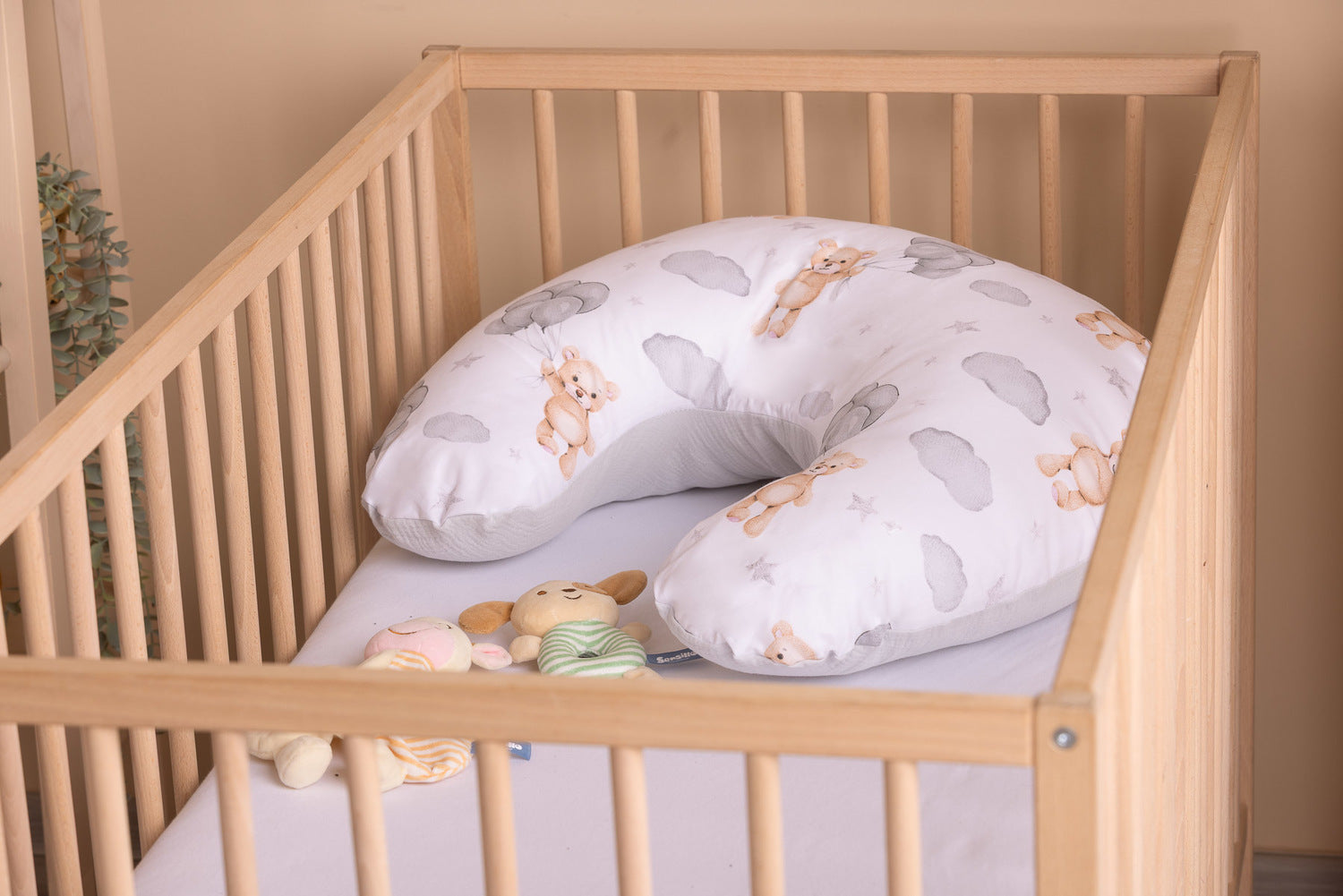 Sensillo Muslin Nursing Pillow - Teddy