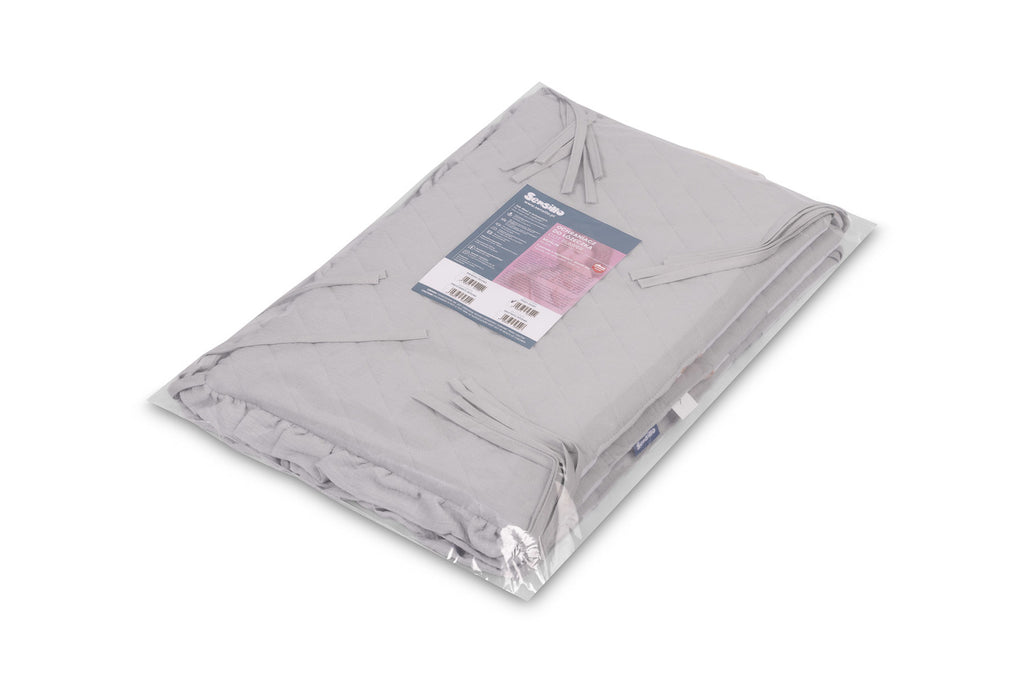 Sensillo Muslin Cot Bumper - Teddy - Baby Essentials